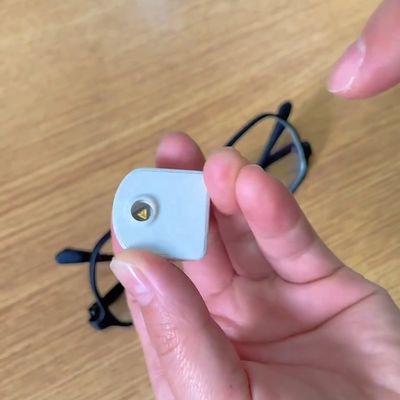 Grey RF / AM Security Hard Tag For Retail Glasses Anti Theft System