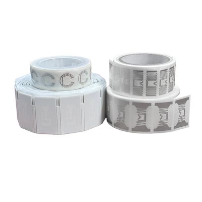 860-960MHz RFID Soft Security Tag 53 X 33mm Silver Roll Customizable Chip Code